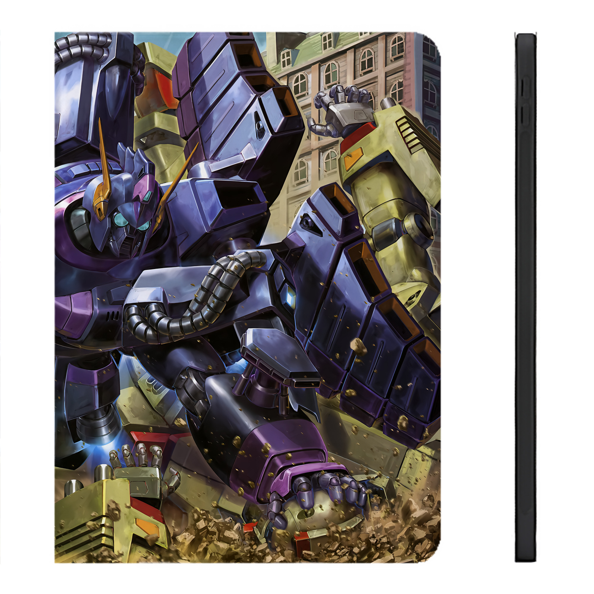 （画像用） 機動戦士ガンダム Mobile Suit Gundam IPadケース ペンホルダー付き ブックスタイルデザイン